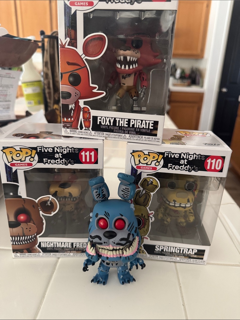 Funko Five Nights at Freddy's Blue Nightmare Bonnie & Boxed Figures Bundle